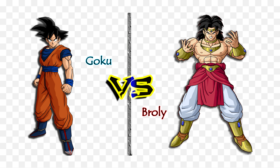 Download Its Goku Vs Broly - Goku Vs Broly Size Png,Broly Transparent