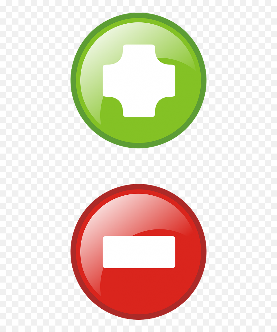 Plus Minus Icons - Free Vector Graphic On Pixabay Icono Mas Y Menos Png,Red Button Png