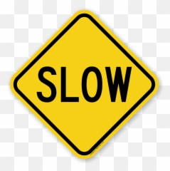 Yield Sign Transparent Png Clipart - Bump Signs