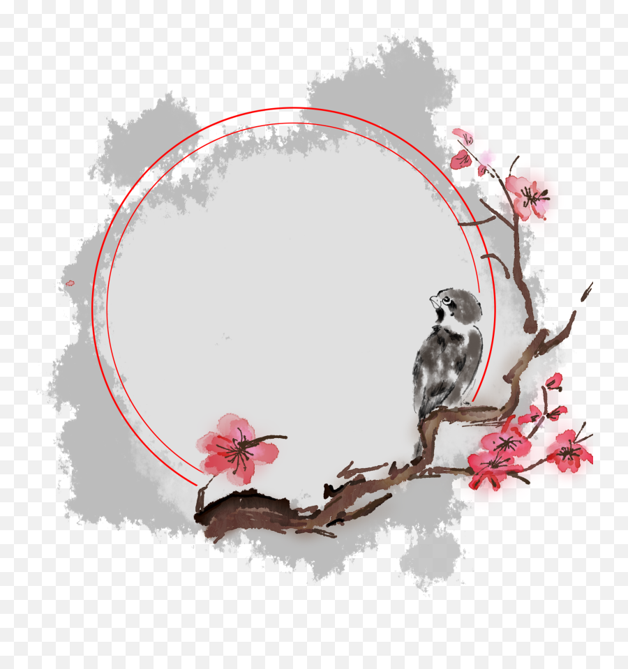 Download Cherry Blossom Border Hd Png - Uokplrs Clipart Cherry Blossom Border,Smudge Png