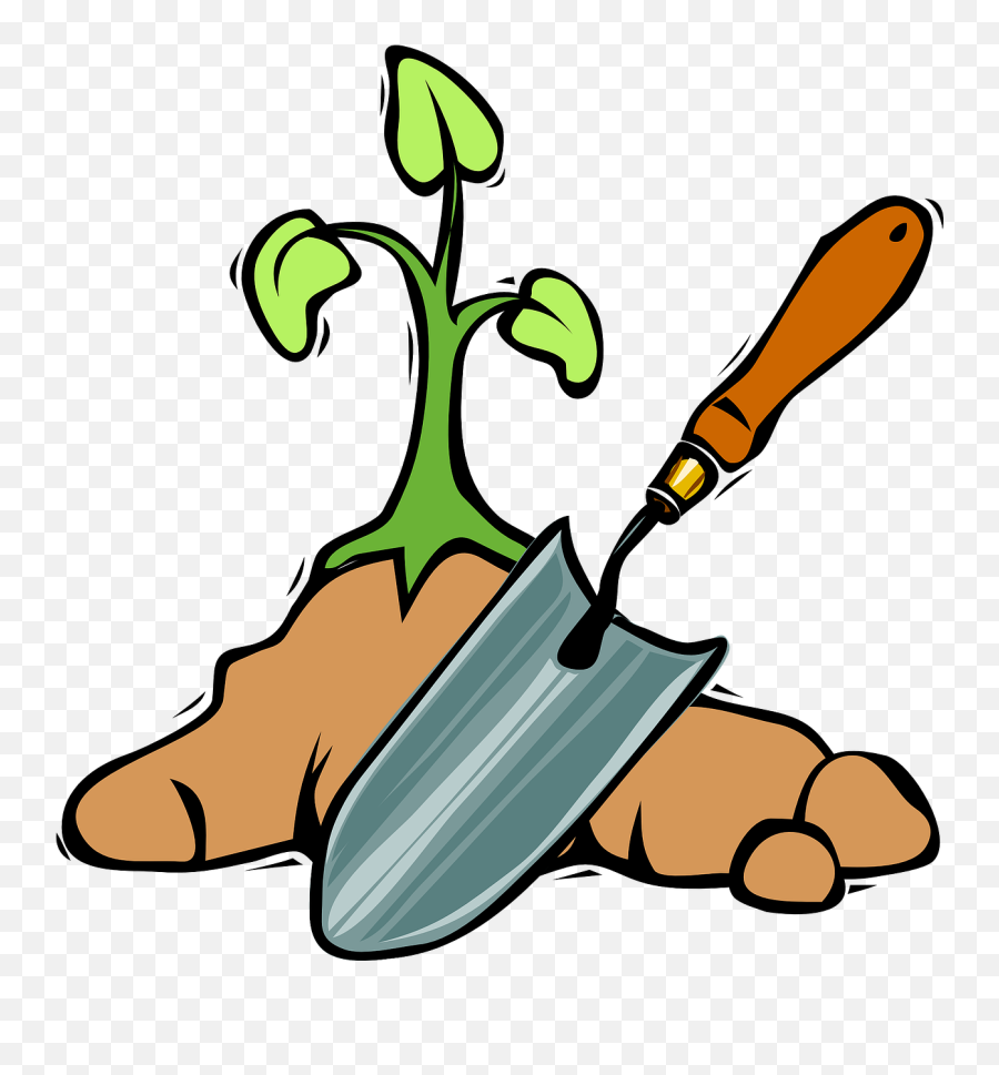 Spade Tools Plant - Free Vector Graphic On Pixabay Gardening Clip Art Png,Growing Plant Png
