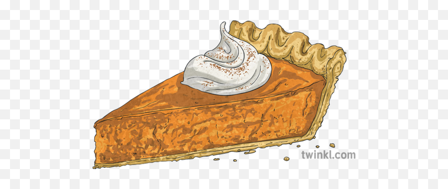Pumpkin Pie Thanksgiving Food Topics Ks2 Illustration - Twinkl Pumpkin Pie Png,Pumpkin Pie Transparent