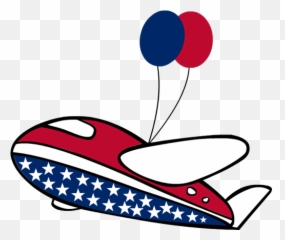 Presidents Day Clip Art - American Airplane Clipart Png,Presidents Day Png