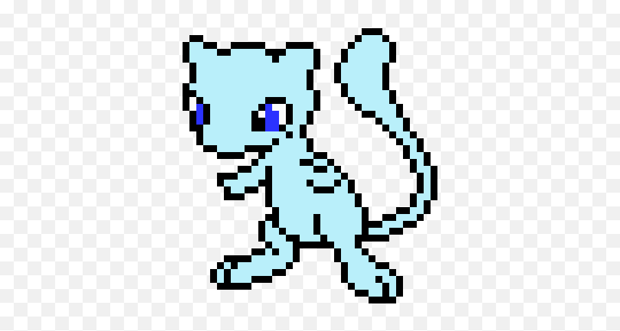 Shiny Mew - Hard Pokemon Pixel Art Png,Mew Transparent