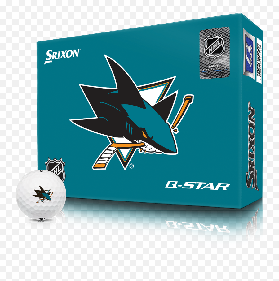 Nhl Logo Golf Balls - Martin Jones San Jose Png,San Jose Sharks Logo Png