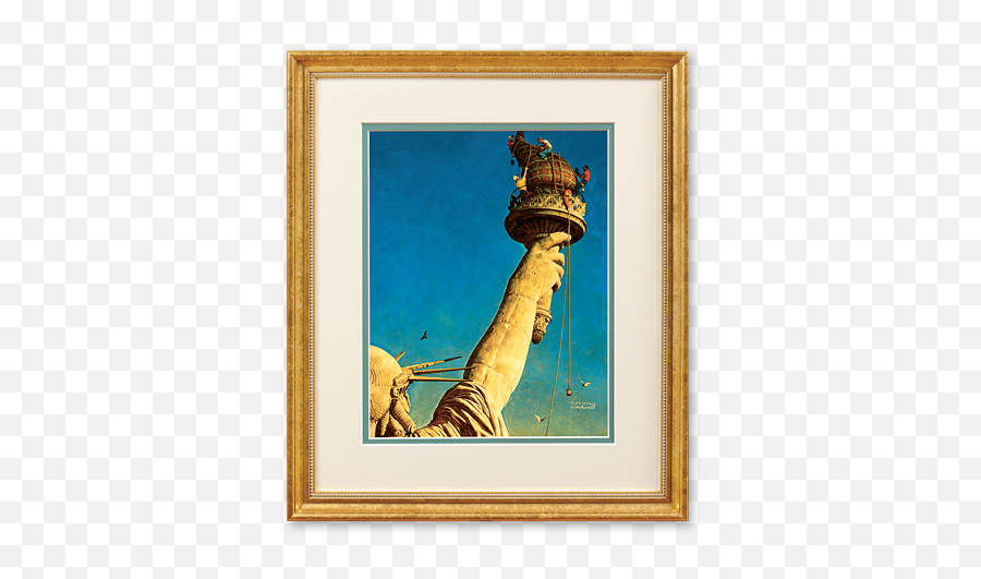 The Statue Of Liberty - Norman Rockwell Statue Of Liberty Png,Statue Of Liberty Logo