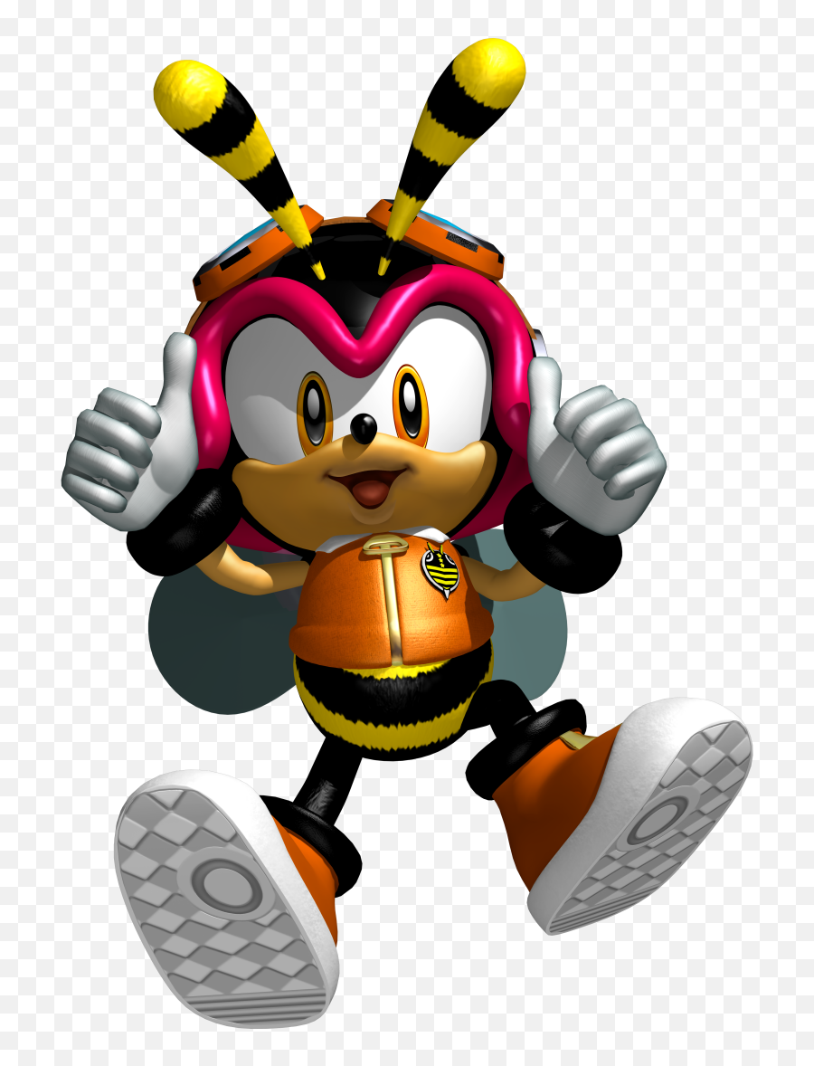 Charmy Bee From The Sonic Hedgehog Series - Game Art Charmy Bee Sonic Heroes Png,Sonic Heroes Logo