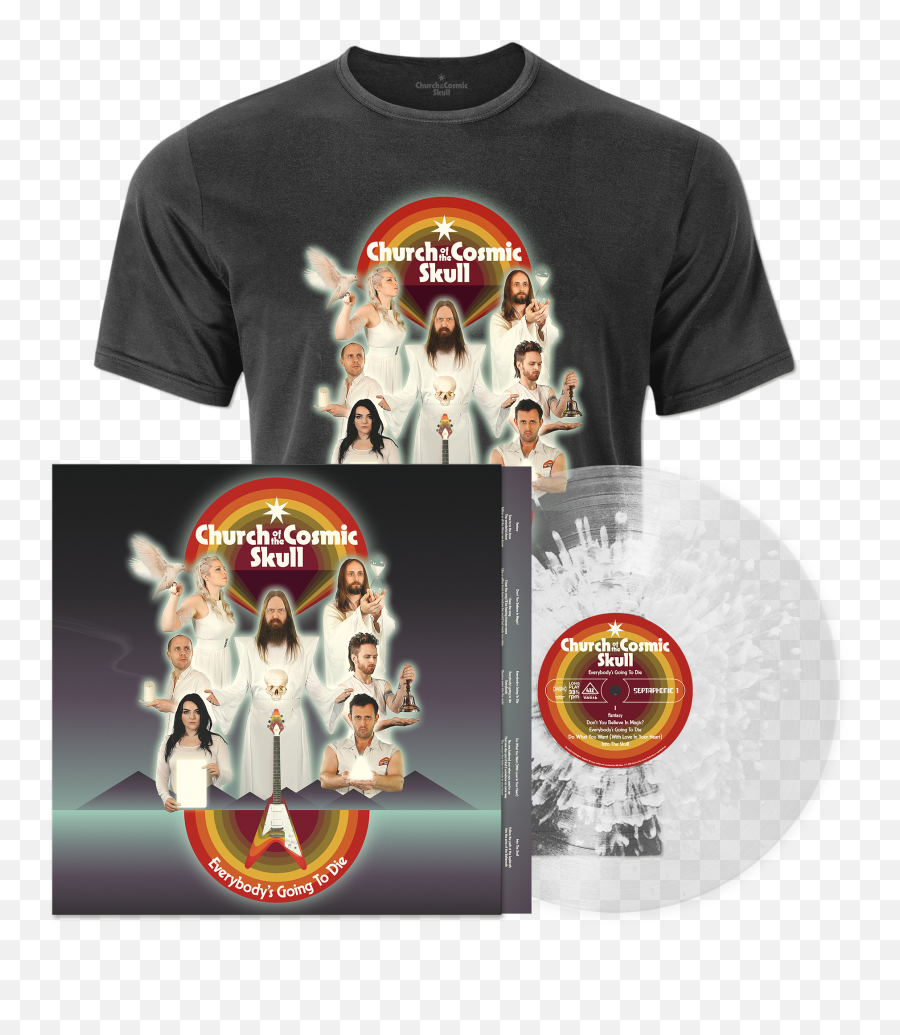 Preorder Egtd Exploding Crystal Vinyl With Any T - Shirt Church Of The Cosmic Skull Going Png,Sephiroth Png