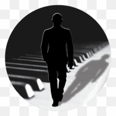 The Piano Walk - Musical with Weighted Keys Standing png