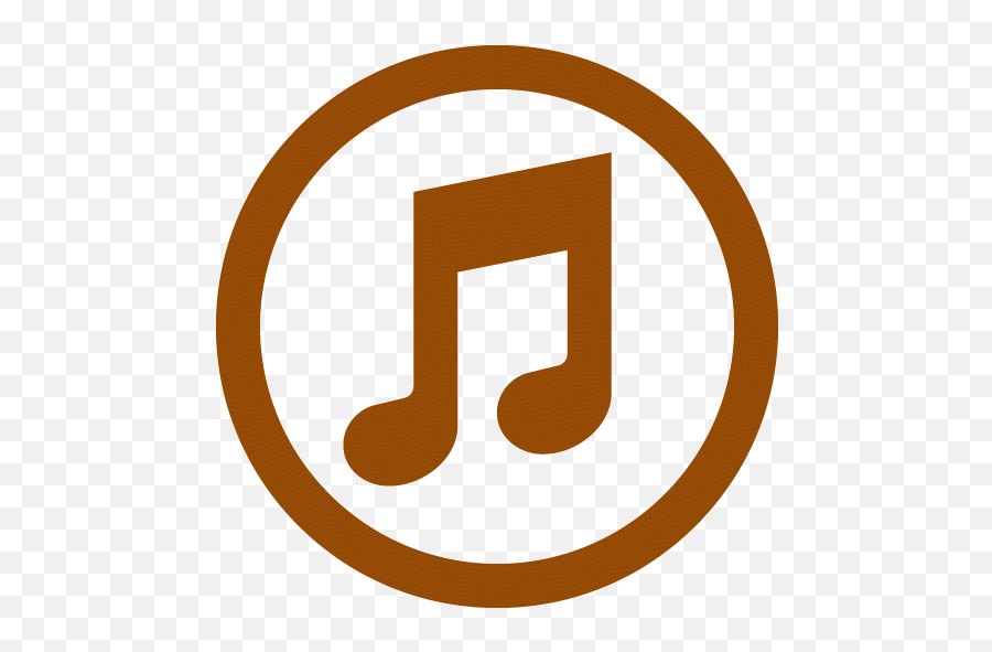 Brown Itunes Icon - Dot Png,Itunes Radio Icon