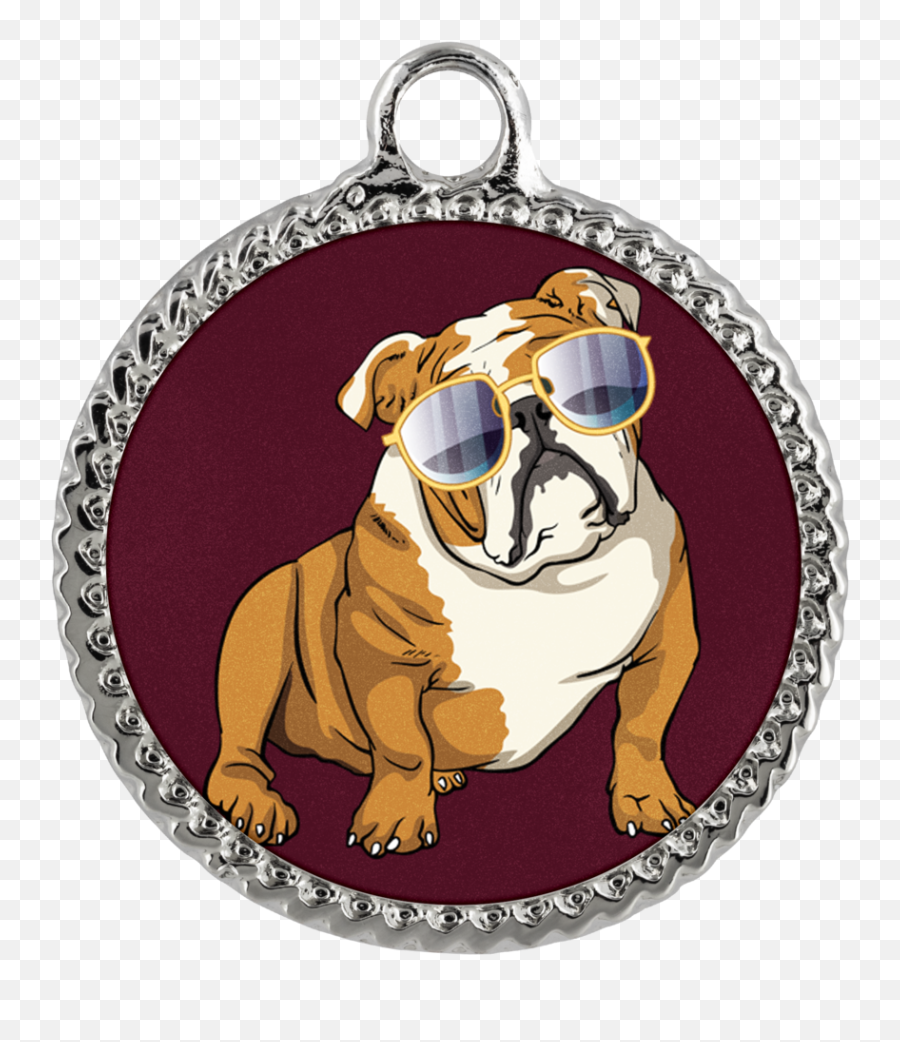Bulldog Sunglasses Funny Bracelet Gifts For Dog Puppy - Dog Perro Bulldog Sticker Png,Funny Dog Png