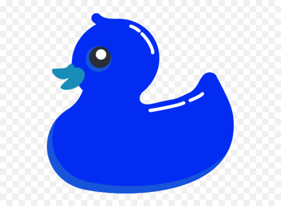 Blue Rubber Duck Clip Art - Rubber Duck Clip Art Png,Duck Clipart Png