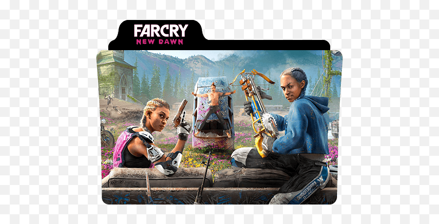 Far Cry New Dawn Game Folder Icon - Far Cry New Dawn The Twins Png,Far Cry 4 Icon Download