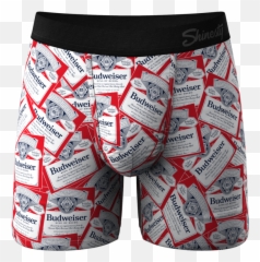 The Malt And Hops Official Budweiser Ball Hammock Pouch Underwear - png