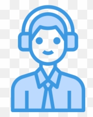 Avatar Man Men Profile Worker Long Hair Icons - Teacher White Icon Png
