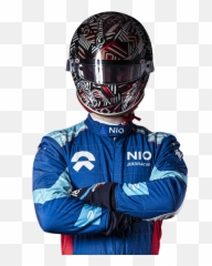 Nyck De Vries Fia Formula E - Motorcycle Helmet png