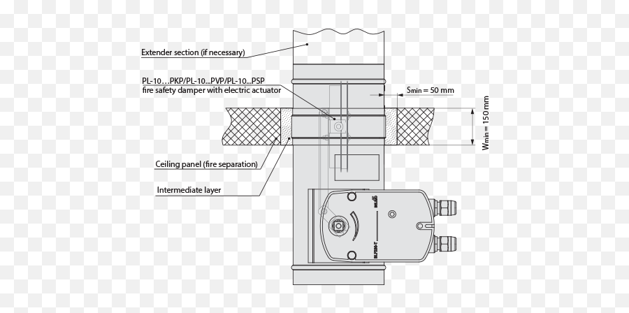 Fire Resisting Dampers Vents Pl10pkp Pl10pvp Pl10psp Vertical Png Pkp - icon Instruction Manual