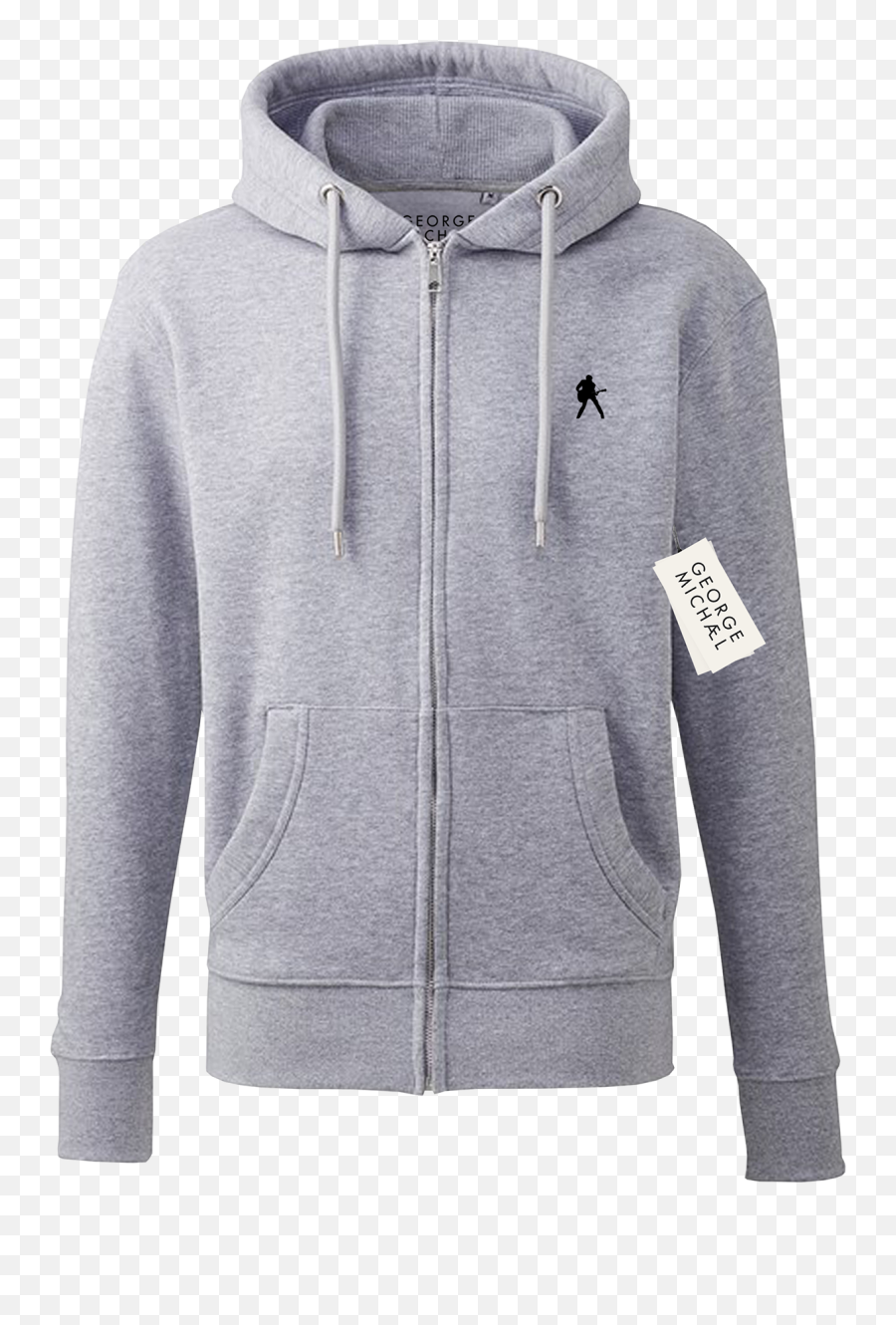 Icon Hoodie Grey - Grey Zip Up Hoodie Personalised Png,Faith Icon Png