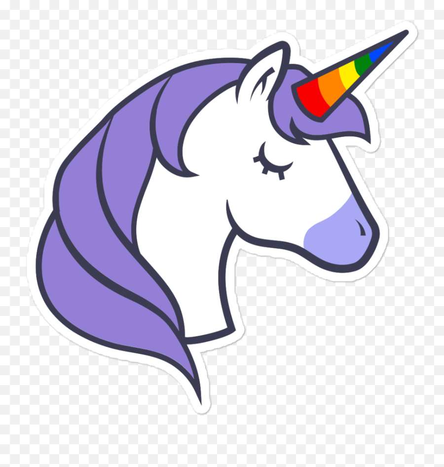 Pride Sticker - Unicorn Png,Cute Unicorn Icon
