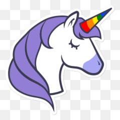 Pride Sticker - Unicorn png
