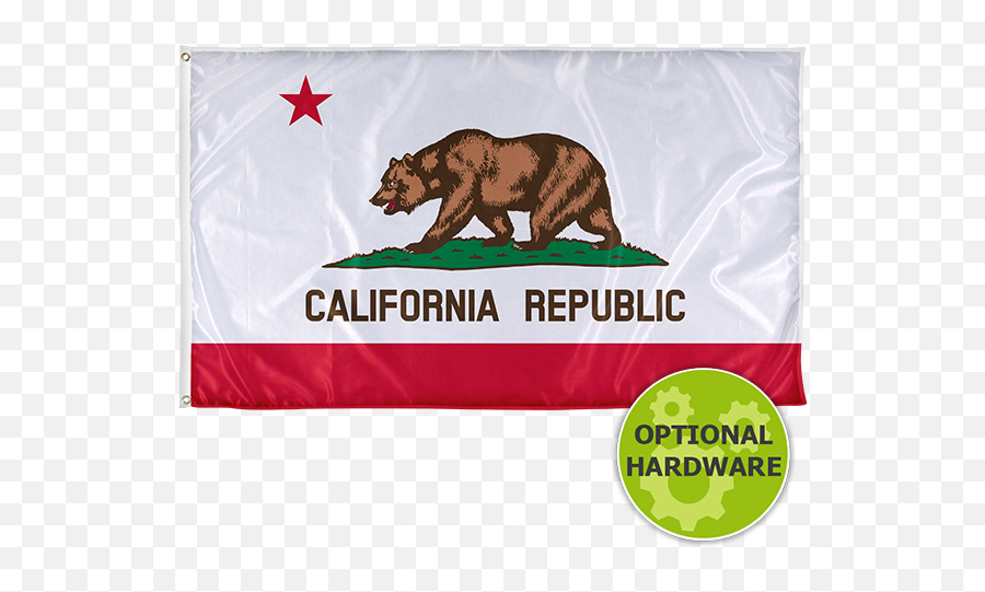 California - California State Flag Png,California Bear Png