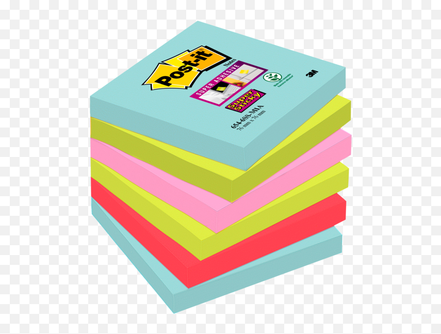 Super Sticky Notes Miami Collection - Post It Blöcke Png,Post It Notes Png