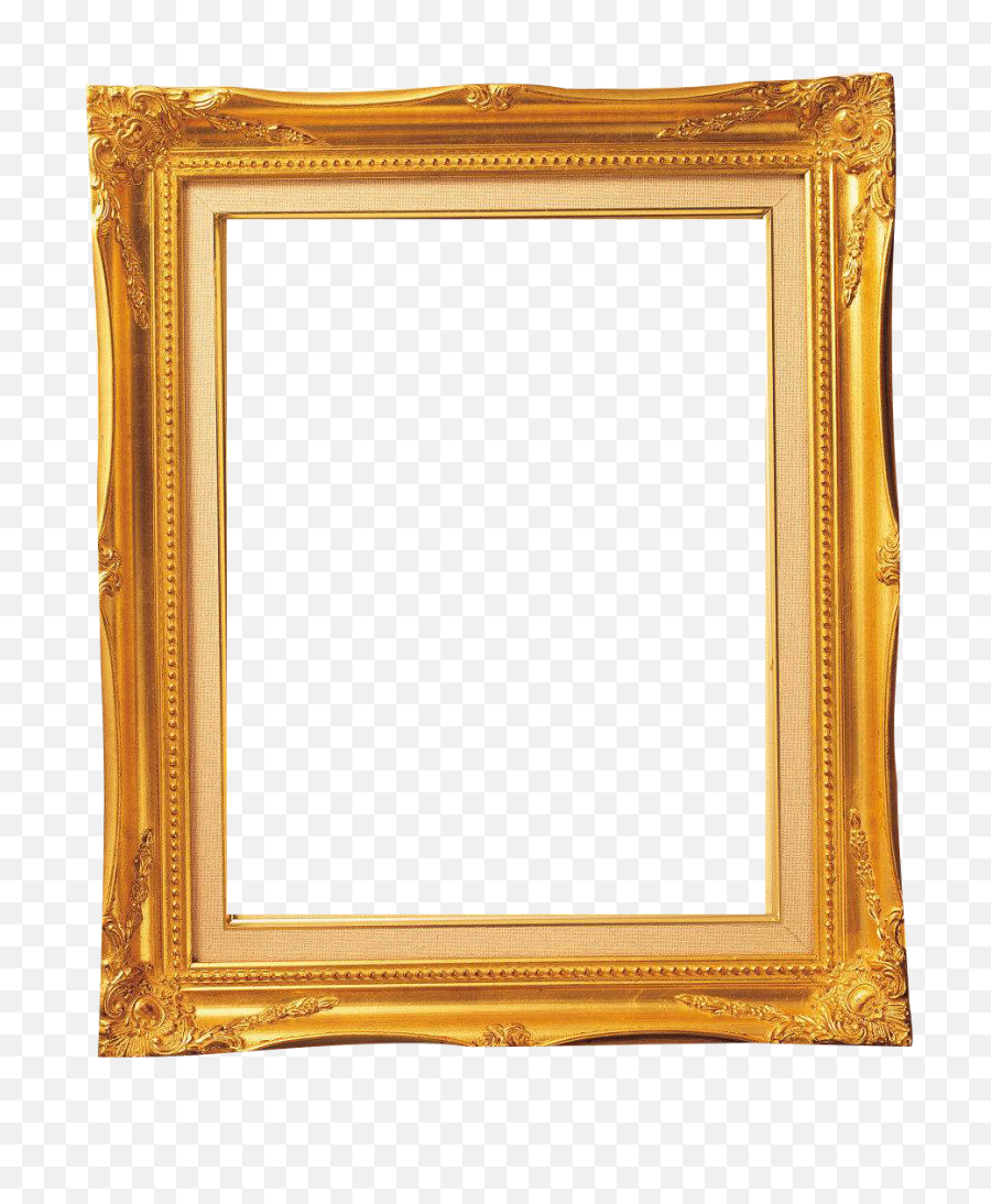 Square Golden Light Download Hd Png - Fancy Picture Frame Transparent,Square Picture Frame Png