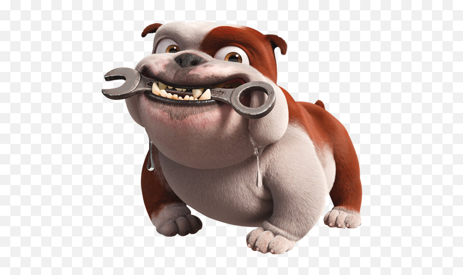 Luiz The Bulldog With Tool Png Image Transparent Background