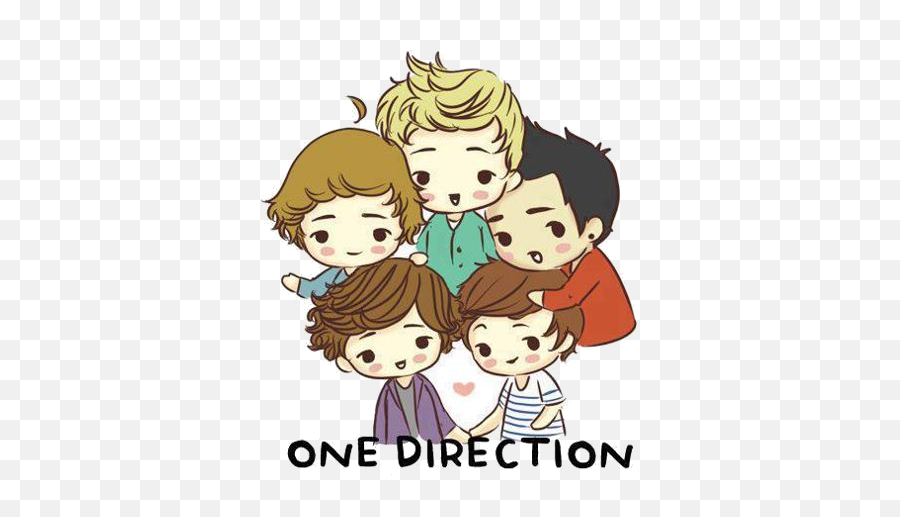 Caricaturas De One Direction Png - One Direction Cartoon,Anime Chibi Png