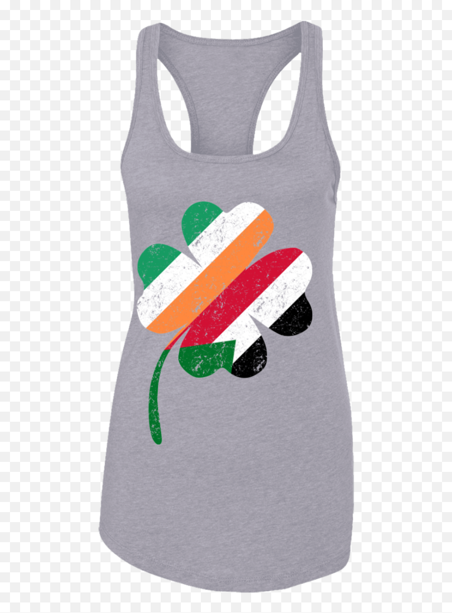 Vintage Sudanese Irish Flag Shamrock St Patricku0027s Day - Tank Top Hoodie Png,Shamrock Transparent
