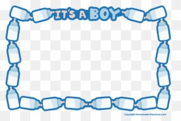 Baby Shower Boy Clipart - Baby Girl Baby Border Clipart Png,Its A Boy Png