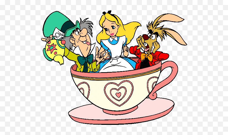 Wonderland Tea Cups Transparent Png - Alice In Wonderland Clipart,Alice In Wonderland Png