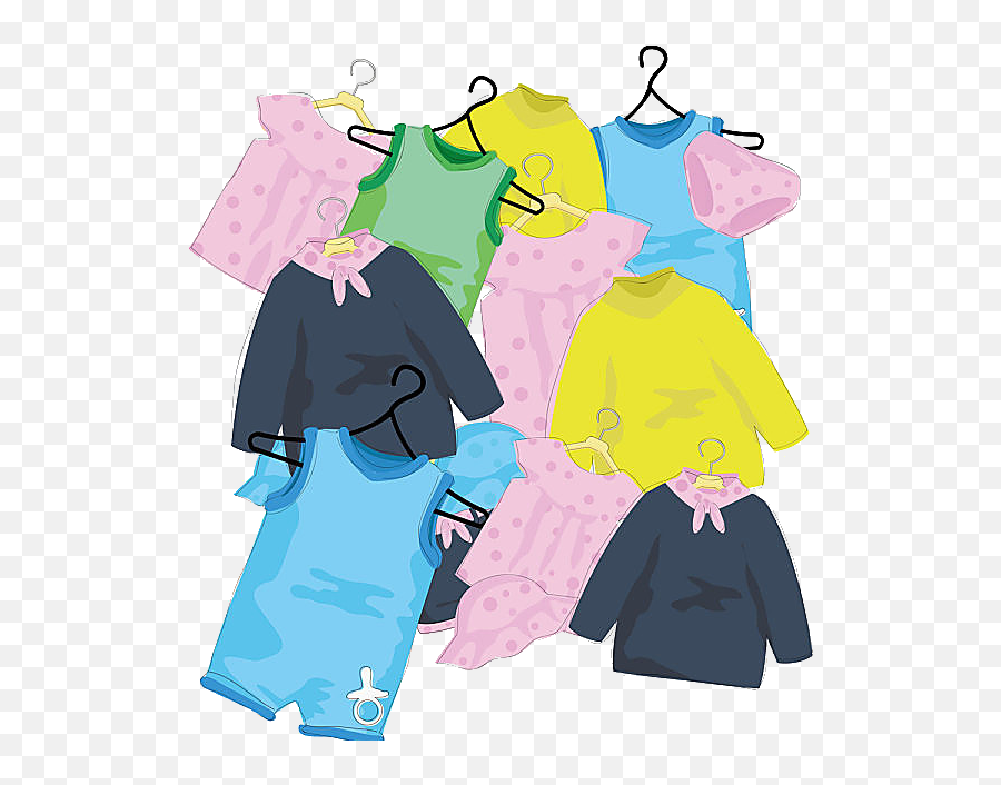 Childrens Clothing Cartoon Dress - Baby Clothing Png Clothes Cartoon,Transparent Cartoons