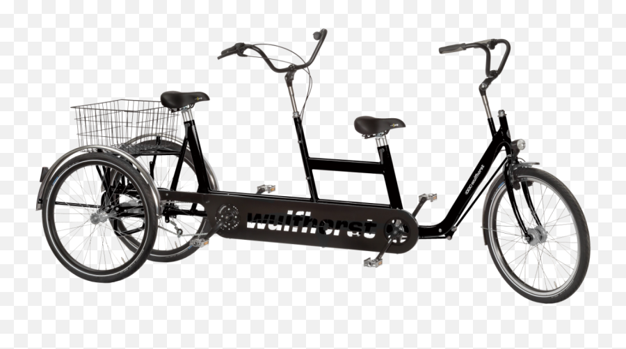 Tandem Tricycle For Adults Duo Novum - Wulfhorst Tandem Bicycle Transparent Png,Tricycle Png