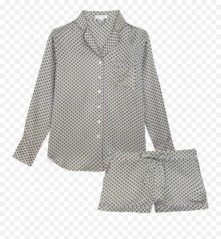 Blouse Pajamas Silk Nightwear Nightshirt - Others Png Cgv Gangnam,White Shirt Transparent Background