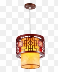 Chinese Lamp Png Free Image All - Chinese Modern Pendant Lantern Light,Chandelier Png