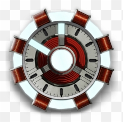 Arc Reactor Clock Widget - png