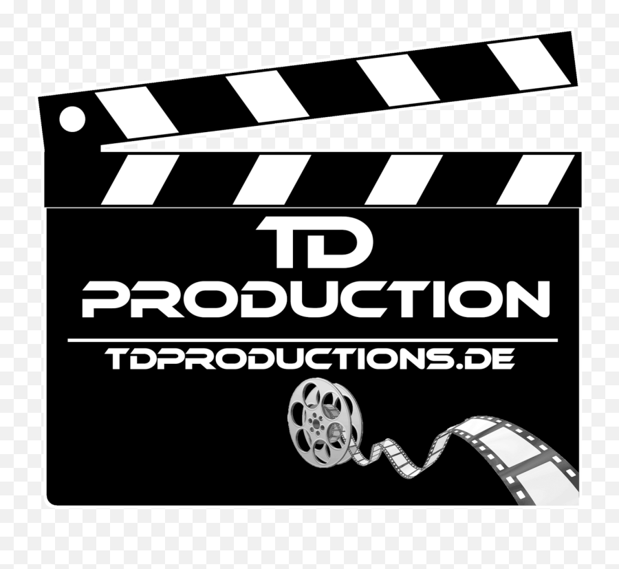 Td Logo Für Schwarz U2013 Production - Movie Clapper Png,Td Logo