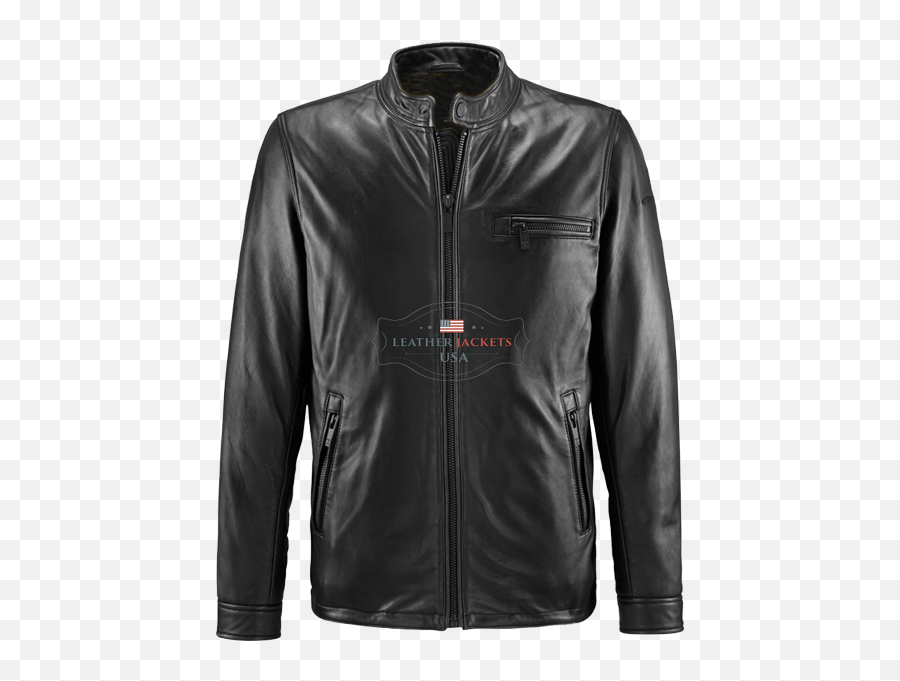 Unique Protective Black Biker Leather Jacket - Jacket Png,Leather Jacket Png