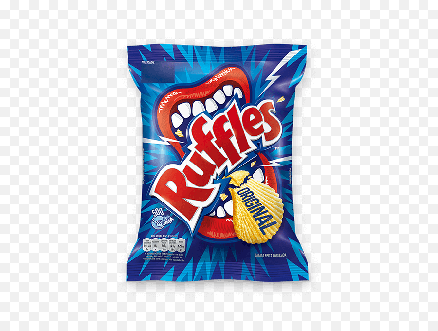 Batata Ruffles Original 57g Png - Ruffles,Ruffles Png