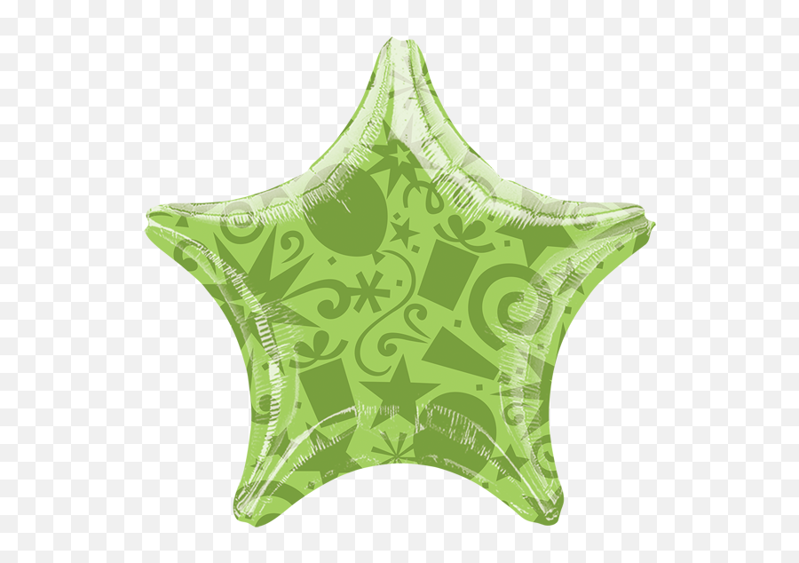 Decorative Yellow Star Clear - Balloon Png,Yellow Star Transparent