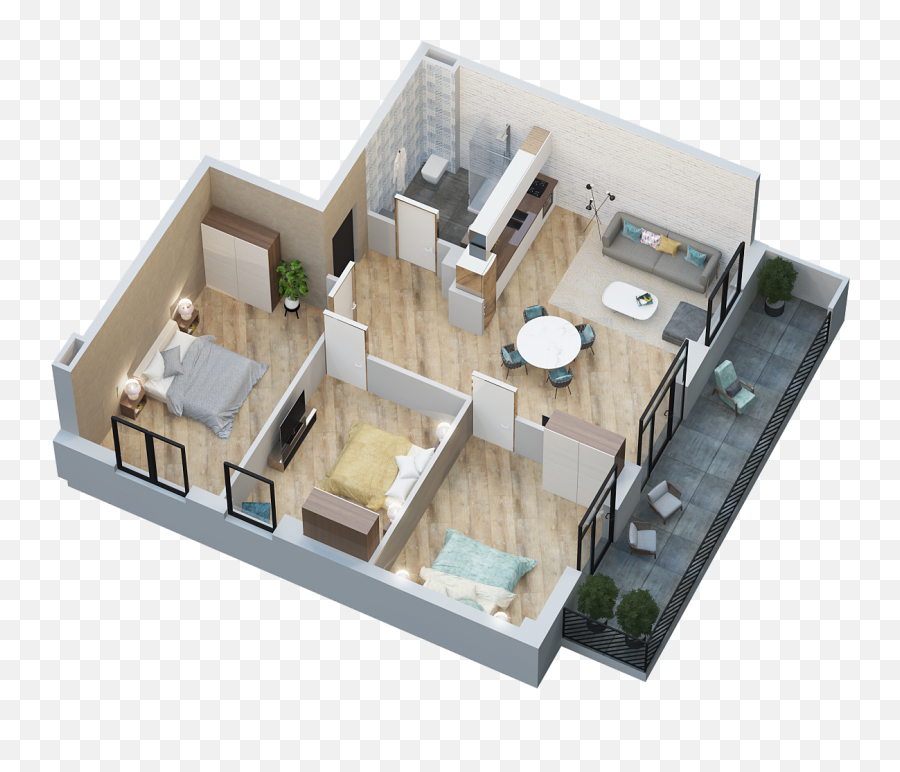 Apartment - Floor Plan Png,Apartment Png