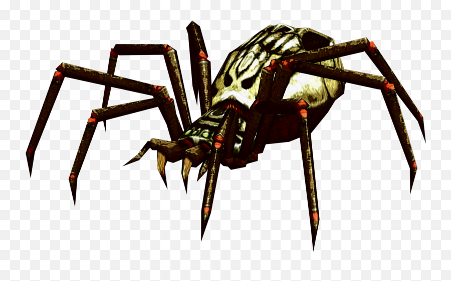Download Hd Evil Giant Spiders - Twilight Princess Skulltula Twilight Princess Spider Png,Spiders Png