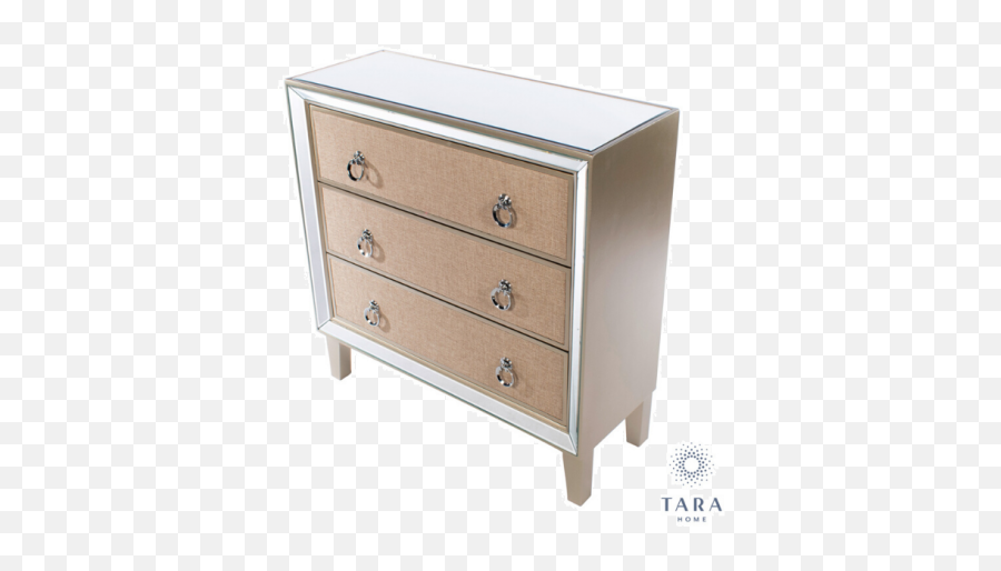 Hayden 3 Drawer Mirrored Dresser Tg - Hayden Mirrored 3 Drawer Dresser Png,Dresser Png