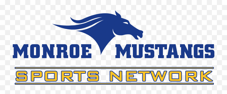 Mustang Logo - Monroe Mustangs Logo Transparent Png Monroe College Sport Logo,Mustang Logo Png
