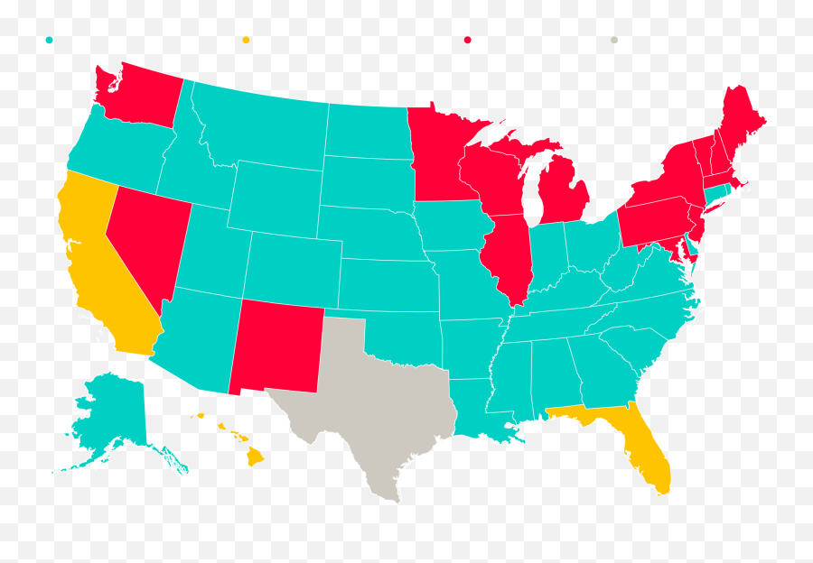 Many Golf Courses Are Open Despite Closures - United States Blue Map Png,Golf Club Transparent