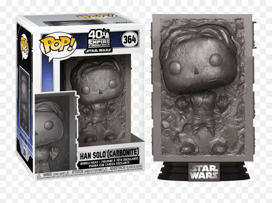 Star Wars Episode V The Empire Strikes Back - Han Solo In Carbonite Pop Vinyl Figure Funko Pop Han Solo Carbonite Png,Han Solo Png