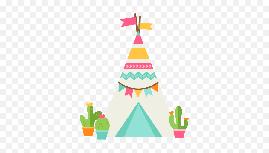 Teepee Svg Cuts Scrapbook Cut File Cute - Teepee Cute Png,Teepee Png