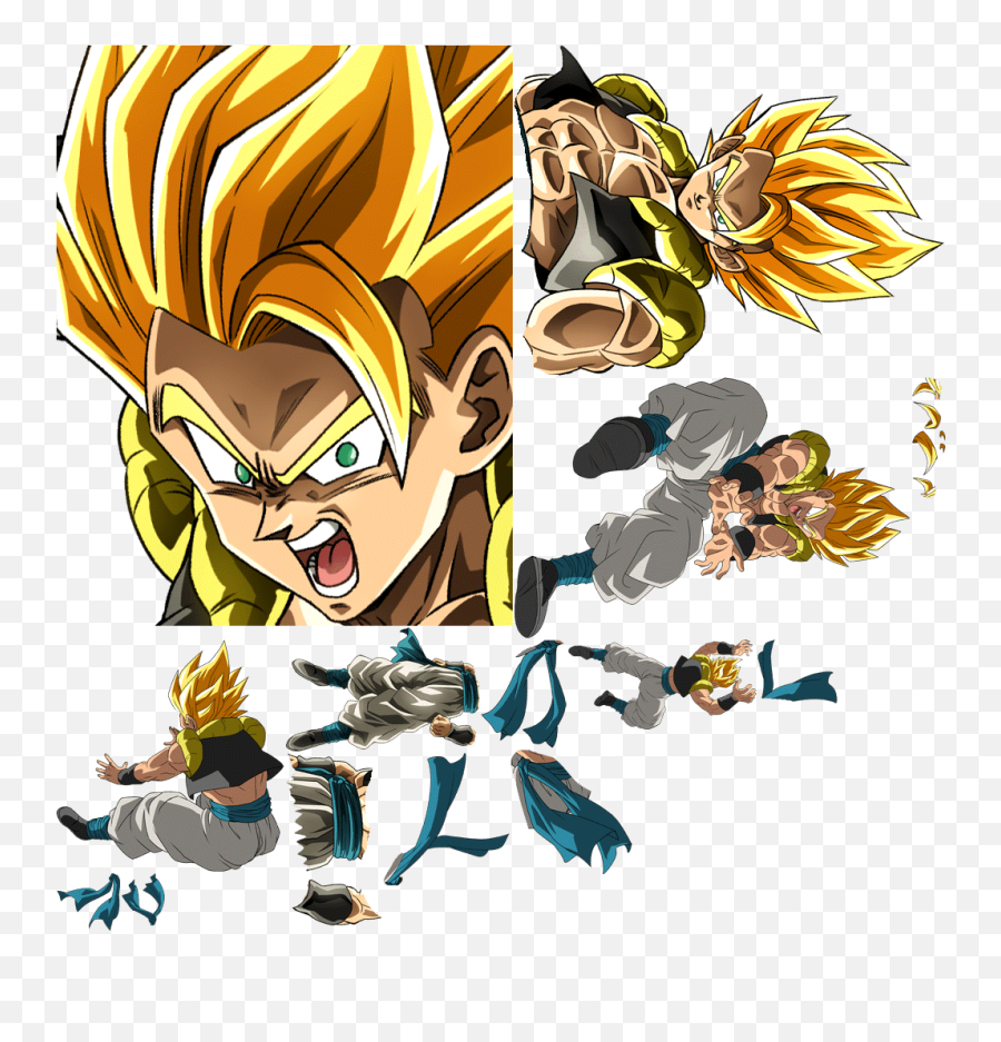 Transcendent Fusion Super Saiyan Gogeta - Dbs Gogeta Dokkan Png,Gogeta Png