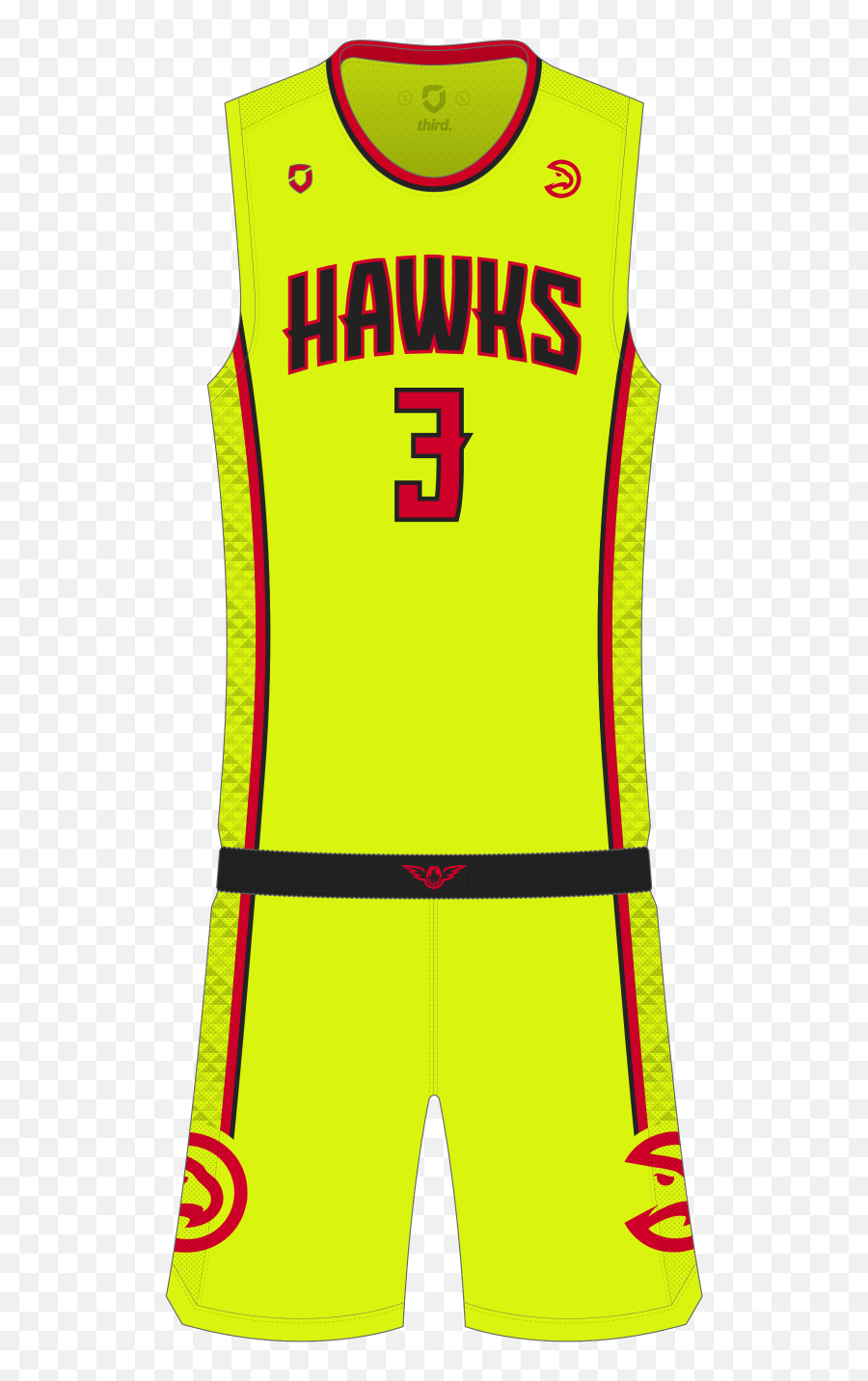 Atlanta Hawks Volt - Atlanta Hawks Yellow Jersey Png,Atlanta Hawks Png